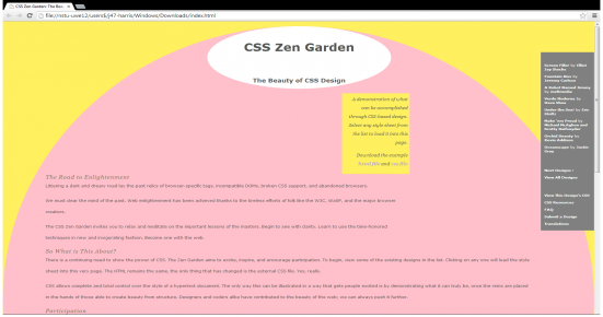 Css Zen Garden